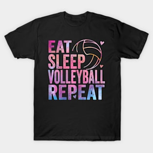 Eat Sleep Volleyball Repeat T-Shirt